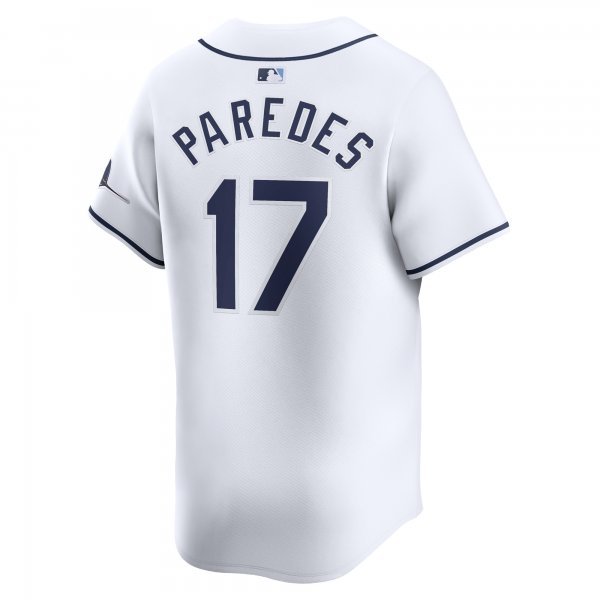 Men's Tampa Bay Rays Isaac Paredes Nike White Home Limited Player Jersey