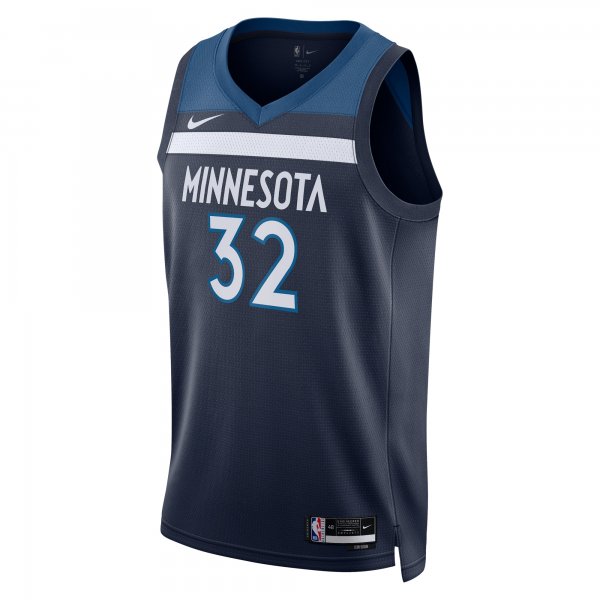 Unisex Minnesota Timberwolves Karl-Anthony Towns Nike Navy Swingman Jersey - Icon Edition