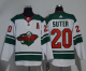 Adidas Minnesota Wild #20 Ryan Suter White Road Stitched NHL Jersey