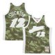 Men's Utah Jazz John Stockton Mitchell & Ness Camo Hardwood Classics 1998/99 Ghost Green Swingman Jersey