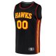 Youth Atlanta Hawks  Fanatics Black Fast Break Replica Custom Jersey - Statement Edition