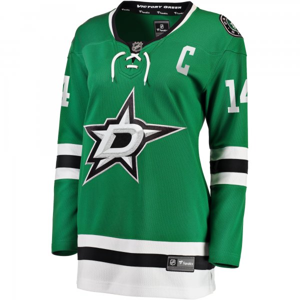 Women's Dallas Stars Jamie Benn Fanatics Kelly Green Captain Patch Home Breakaway Player Jersey