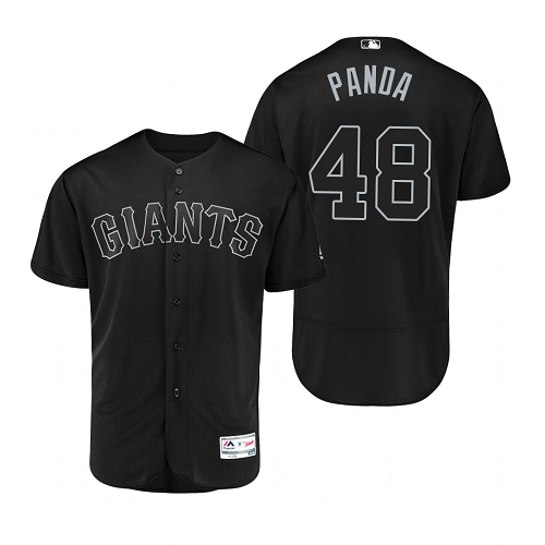 San Francisco Giants Pablo Sandoval Panda Black 2019 Players Weekend MLB Jersey