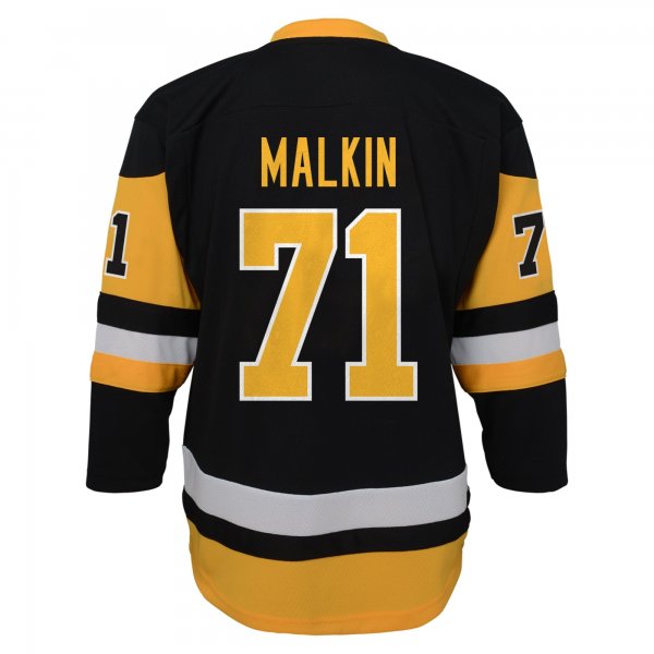 Youth Pittsburgh Penguins Evgeni Malkin Black Home Replica Player Jersey