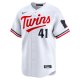 Men's Minnesota Twins Joe Ryan Nike White Home Limited Player Jersey