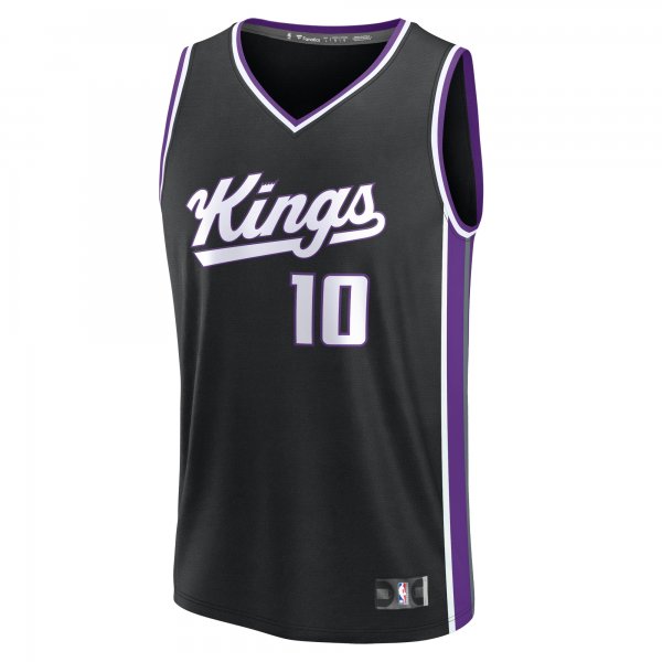 Men's Sacramento Kings Domantas Sabonis Fanatics Black Fast Break Replica Jersey - Icon Edition