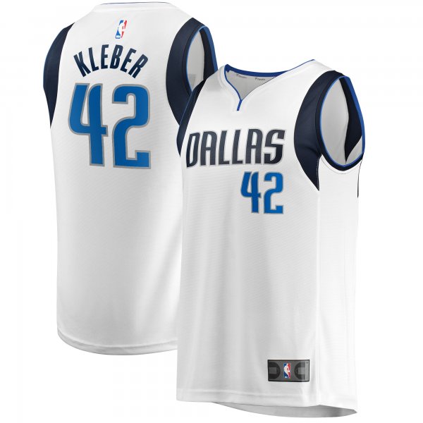 Men's Dallas Mavericks Maxi Kleber Fanatics White Fast Break Player Jersey - Association Edition