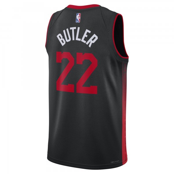 Unisex Miami Heat Jimmy Butler Nike Black 2023/24 Swingman Jersey - City Edition