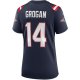 Women's New England Patriots Steve Grogan Nike Navy Game Retired Player Jersey