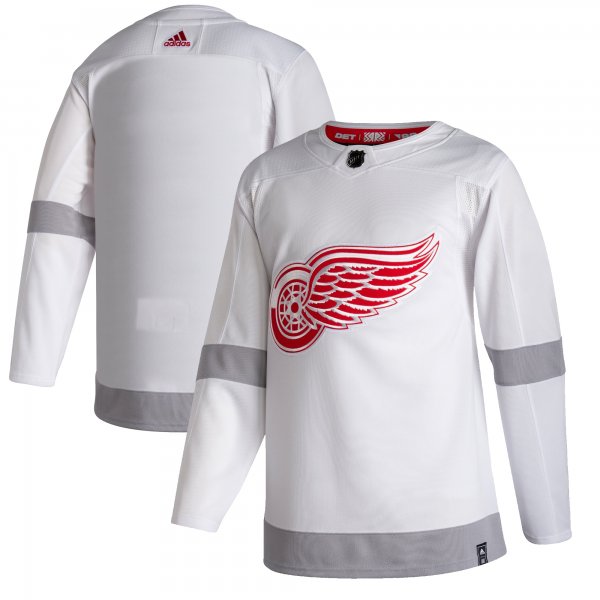 Men's Detroit Red Wings adidas White 2020/21 Reverse Retro Jersey