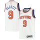 Youth New York Knicks RJ Barrett Nike White Swingman Jersey - Association Edition