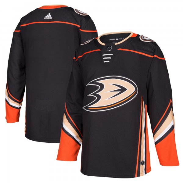 Men's Anaheim Ducks adidas Black Home Blank Jersey