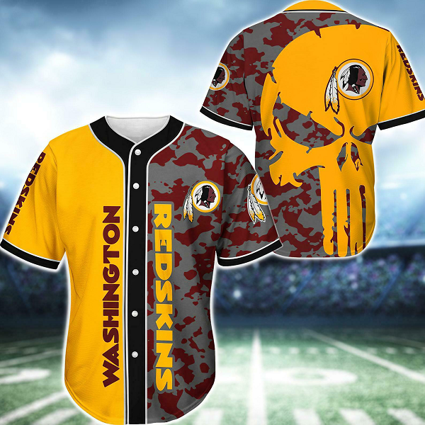 Washington Redskins NFL 3D Digital Printed Fashion Baseball Legend Jersey