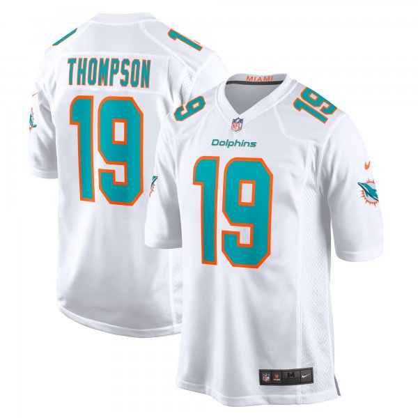 Men's Miami Dolphins Skylar Thompson Nike White Game Player Jersey