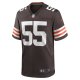 Men's Cleveland Browns Ethan Pocic Nike Brown Game Jersey