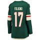 Women's Minnesota Wild Marcus Foligno Fanatics Green Breakaway Player Jersey