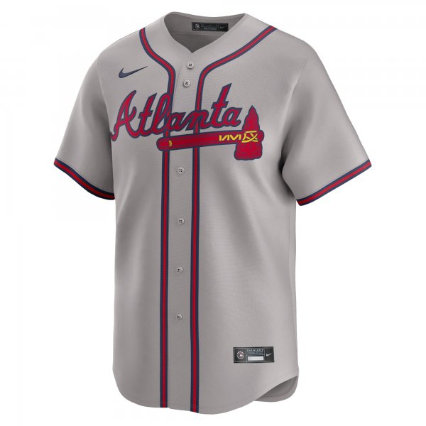 Men's Atlanta Braves Matt Olson Nike Gray Away Limited Player Jersey