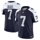 Men's Dallas Cowboys #7 Trevon Diggs Nike Navy Vapor F.U.S.E. Limited Jersey