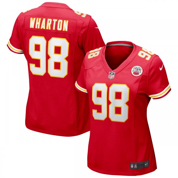 Women's Kansas City Chiefs Tershawn Wharton Nike Red Game Jersey