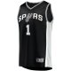 Men's San Antonio Spurs Victor Wembanyama Fanatics Black Big & Tall Fast Break Replica Jersey - Icon Edition