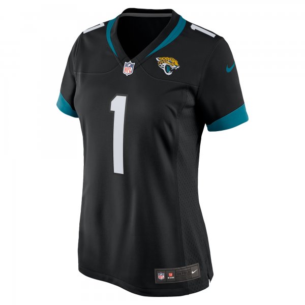 Women's Jacksonville Jaguars Travis Etienne Nike Black Game Jersey