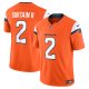 Men's Denver Broncos #2 Patrick Surtain II Nike Orange Vapor F.U.S.E. Limited Jersey