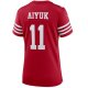 Women's San Francisco 49ers Brandon Aiyuk Nike Scarlet Player Jersey