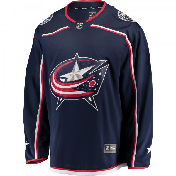 Men's Columbus Blue Jackets Fanatics Navy Breakaway Home Jersey