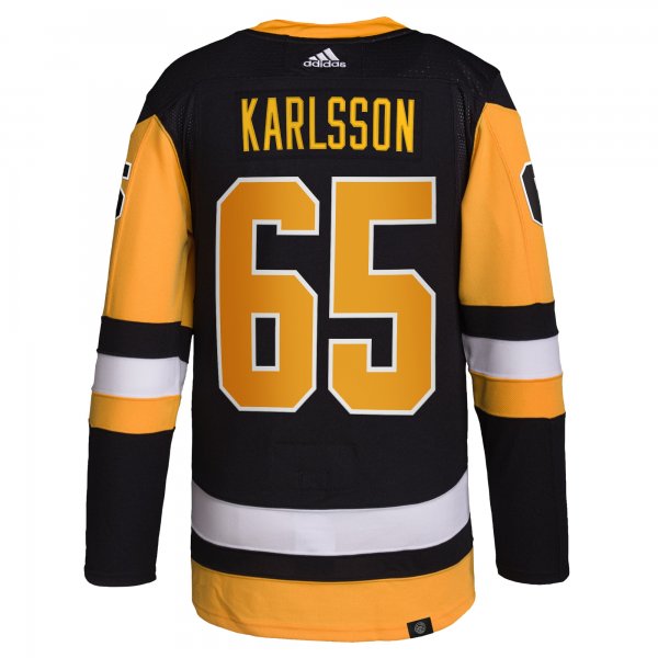 Men's Pittsburgh Penguins Erik Karlsson adidas Black Home Primegreen Pro Player Jersey