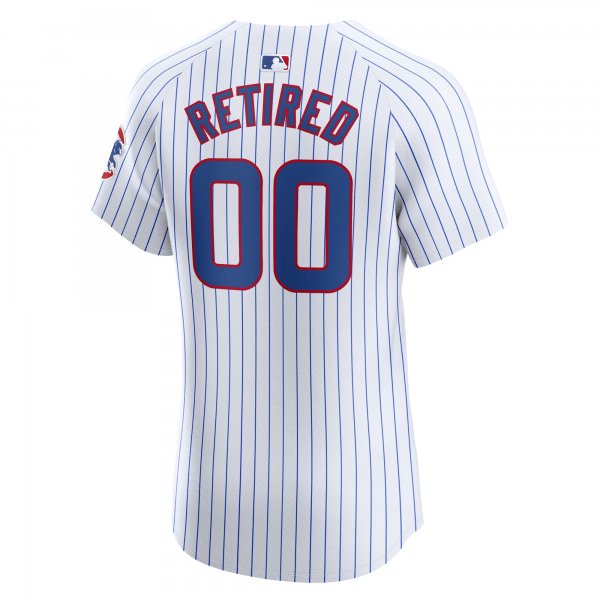 Men's Chicago Cubs Nike White Home Elite Pick-A-Player Retired Roster Jersey