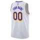 Unisex Los Angeles Lakers Nike White Swingman Custom Jersey - Association Edition