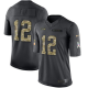 Nike Seattle Seahawks #12 Fan Black Men's Stitched NFL Limited 2016 Salute to Service Jersey