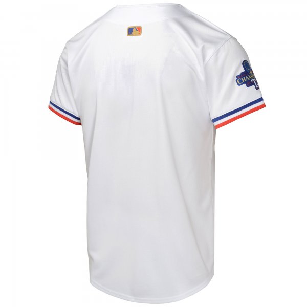 Youth Texas Rangers  Nike White 2024 Gold Collection Limited Jersey