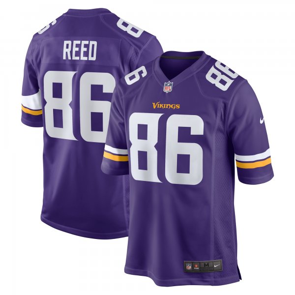 Men's Minnesota Vikings Jake Reed Nike Purple Retired Player Game Jersey