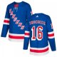 Youth New York Rangers #16 Vincent Trocheck Blue Royal Home Adidas NHL Jersey