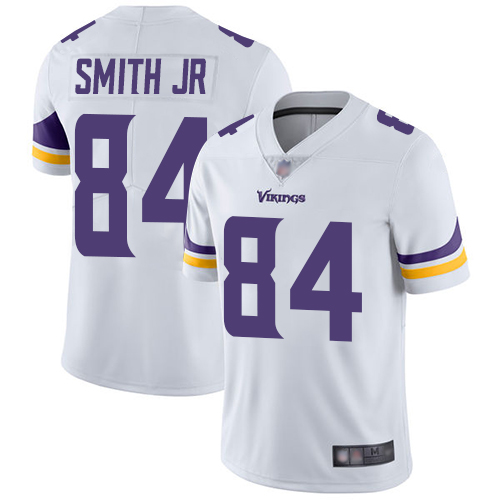 Men's Minnesota Vikings #84 Irv Smith Jr. White Stitched NFL Vapor Untouchable Limited Jersey