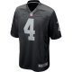 Youth Las Vegas Raiders Derek Carr Nike Black Team Color Game Jersey