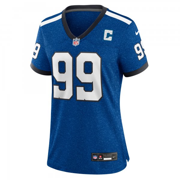 Women's Indianapolis Colts DeForest Buckner Nike Royal Indiana Nights Alternate Game Jersey