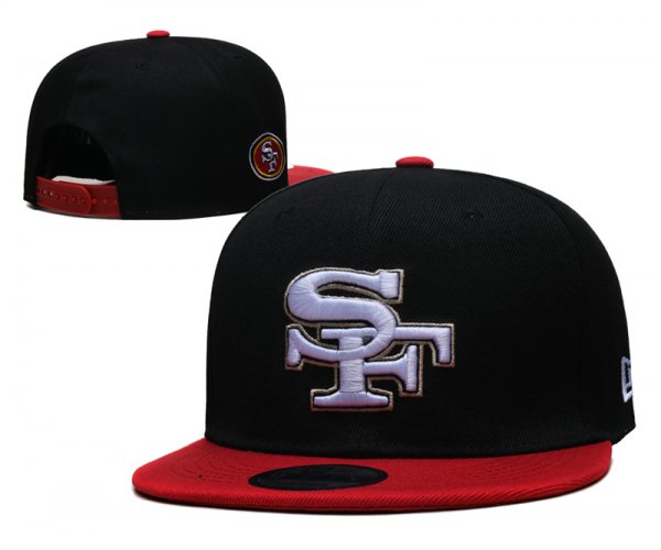 San Francisco 49ers Red and Black Cap