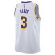 Unisex Los Angeles Lakers Anthony Davis Nike White Swingman Jersey - Association Edition