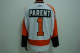 Philadelphia Flyers #1 Bernie Parent Stitched Winter Classic White NHL Jersey