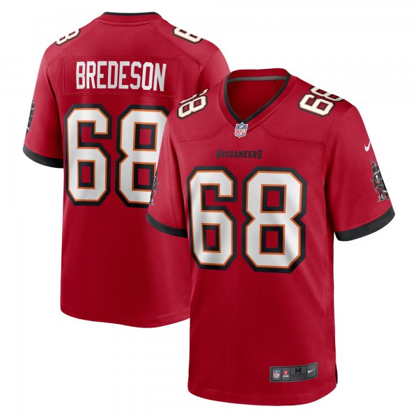 Men's Tampa Bay Buccaneers Ben Bredeson Nike  Red  Game Jersey