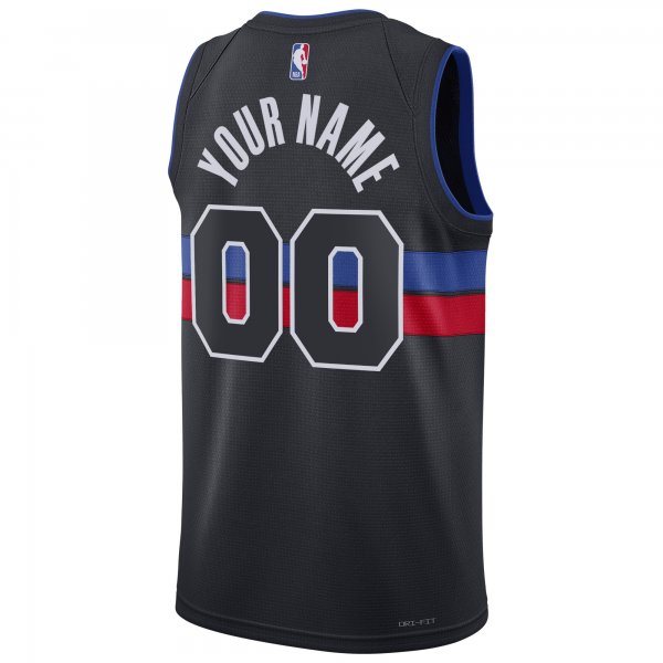 Unisex Detroit Pistons Jordan Brand Blue 2022/23 Swingman Custom Jersey - Statement Edition