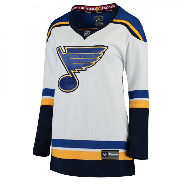 Women's St. Louis Blues Fanatics White Away Breakaway Jersey