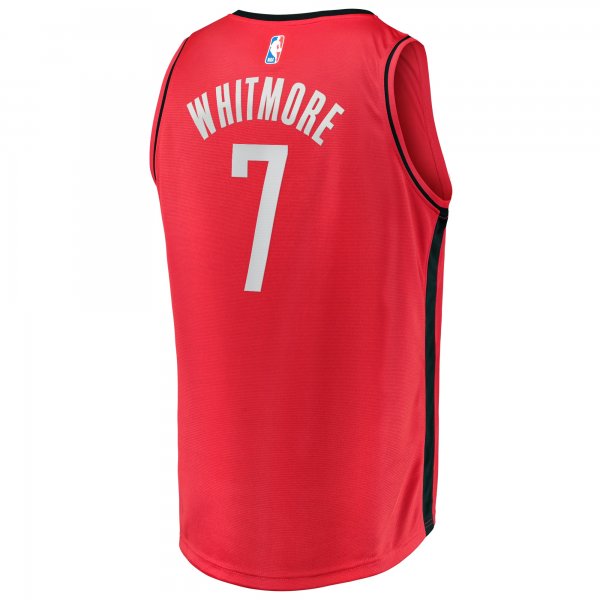 Men's Houston Rockets Cam Whitmore Fanatics Red Fast Break Replica Player Jersey - Icon Edition