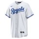 Youth Kansas City Royals Nike White Replica Custom Jersey