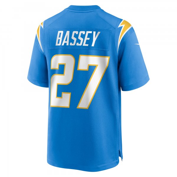 Men's Los Angeles Chargers Essang Bassey Nike  Powder Blue  Game Jersey