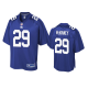 New York Giants #29 Xavier McKinney Royal Pro Line Men's Jersey