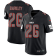 Nike Giants #26 Saquon Barkley Black Men's Stitched NFL Limited Rush Impact Jersey