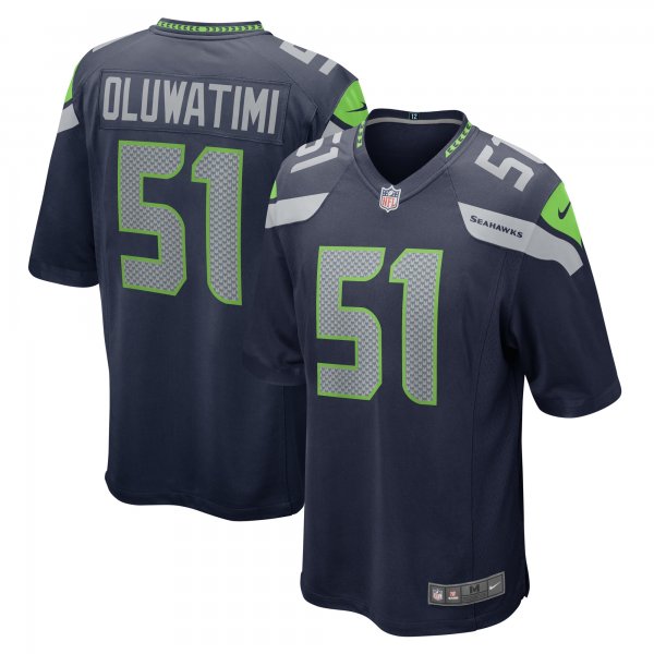 Men's Seattle Seahawks Olusegun Oluwatimi Nike College Navy  Game Jersey